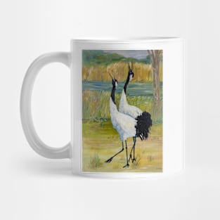 Fall. Cranes Mug